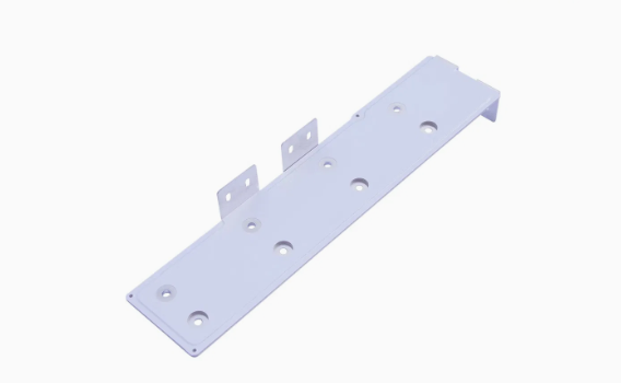 Custom 1500VDC 50A tin-plated copper busbar measuring 550 by 120 millimeters for an industrial UPS